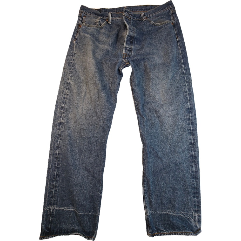 Levi's 501 Jeans Men's W42 L32 Button Fly Straight Leg Stonewash Lot of 3